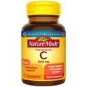 Natura fatta Vitamina C 1000 mg Time Release Compresse con Rose Hips, 60 Conta per aiutare a sostenere il sistema immunitario