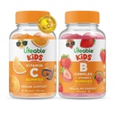 Lifeable Vitamin C Kids + B Complex Kids, Gummies Bundle - Grande Degustazione, Integratore di vitamina, Senza glutine, OGM Free, Chewable Gummy