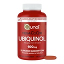 Qunol Mega Ubiquinol CoQ10 100mg, Assorbimento Superiore, Acqua brevettata e Fat Soluble Supplemento naturale Forma di Coenzyme Q10, Antiossidante per la salute del cuore, 120 Conte (Pack of 1) Softgels