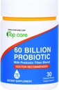 Probiotici 60 miliardi di CFU - 10 Strains + Prebiotici Organici - Immune, Digestivo & Salute Gut - Supporta costipazione occasionale, Diarrea, Gas & Bloating - per donne & uomini - 30ct