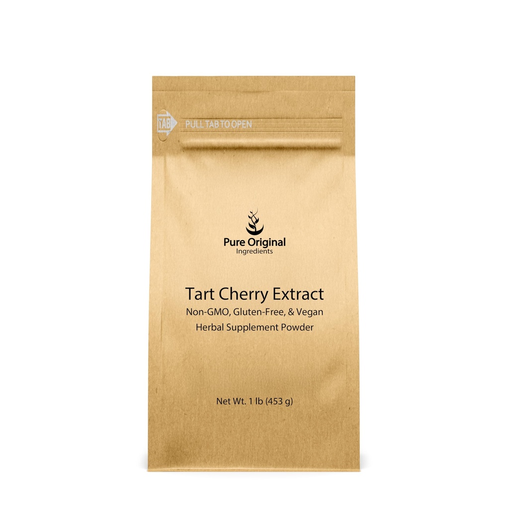 PURE ORIGINAL INGREDIENTI Estratto di ciliegia di Tart (1 lb) Non OGM, Integratore di erbe