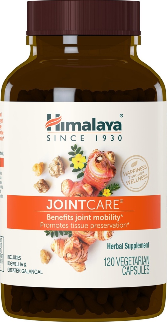 Himalaya JointCare con Boswellia, supplemento congiunto per uomini e donne, 1200 mg, 120 capsule, 1 mese di fornitura