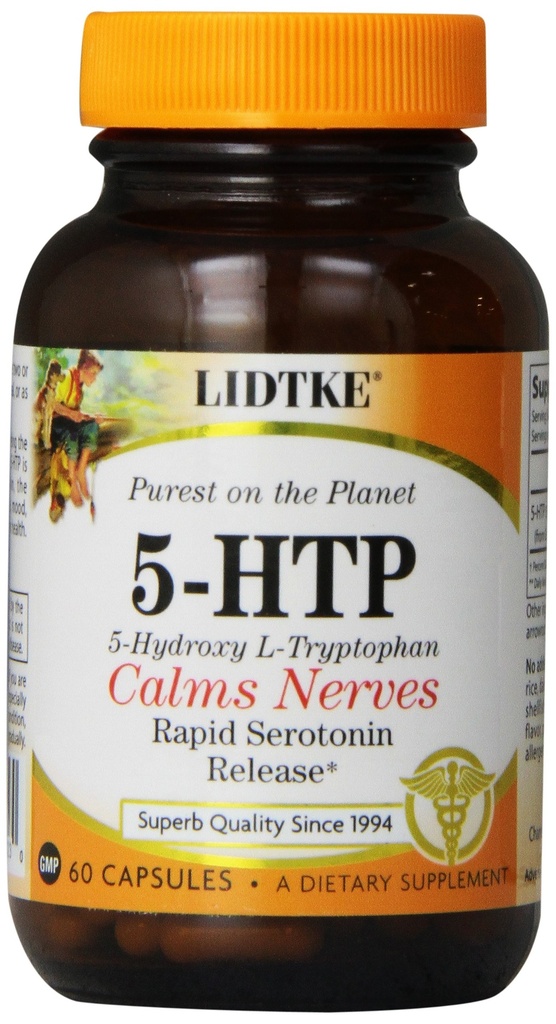 Lidtke Technologies Supplemento 5 capsule HTP, 60 conte