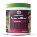 Stupefacente erba verdi miscela Superfood per il supporto immunitario: Super Greens polvere Smoothie miscela con Spirulina organica, clorella, barbabietola radice polvere, enzimi digestivi & probiotici, sambuco, 30 Servings