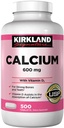 Kirkland Signature Calcium 600 mg. con Vitamina D3, 500 compresse (2 Confezione)