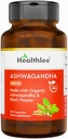 Organic Ashwagandha integratori capsule per gli uomini e le donne| Ashwagandha Root Powder con pepe nero| Ashwagandha Organic Complex of India 60 Day Supply.