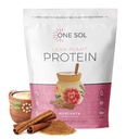 One Sol Lean Plant-Based Protein Powder, Pea & Brown Rice Protein, Carb basso, Vegan Friendly - Gluten, Lattosio, & Soy Free - Non Aggiunto Zucchero, Non OGM, Nutrizione pulita, Senza Bloating (Horchata)