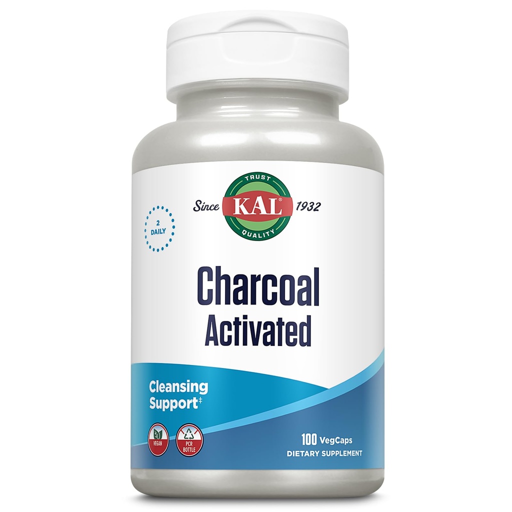 KAL Charcoal, Coconut Shell attivato 280mg | 100ct