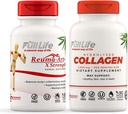 Full Life Reuma-Art X Strength and Hydrolyzed Collagen - Joint Support Supplement - Bovine Collagen Pills - Kosher, Gluten-Free - 90 Veggie Capsule Ogni