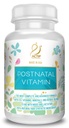 Vitamina postnatale ACTIF con 25+ Vitamine organiche e erbe organiche, Supplemento per l'allattamento e lattazione, Supporta lo sviluppo del cervello del bambino, Non OGM, Made in USA, 90 Count