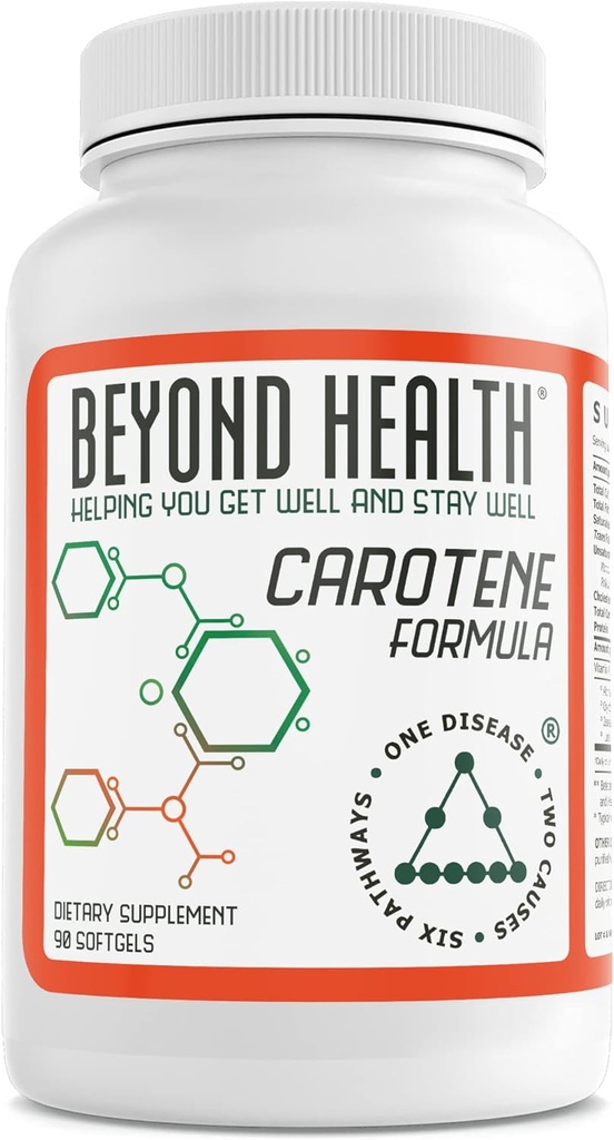 Oltre Salute Carotene Formula 90 Softgels - Supplemento Infuso con Carotenoidi