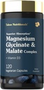 Tahoe Nutritionals Magnesium Glycinate e Malate Complex | con Vitamina D3 | 120 capsule | Assorbimento Superiore | Formula Non OGM e Gluten Free