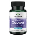 Swanson Rame Antiossidante Sistema immunitario Red Blood Cell Support Supplemento minerale (Copper chelate) 2 mg 300 Tabs (2 Pack)