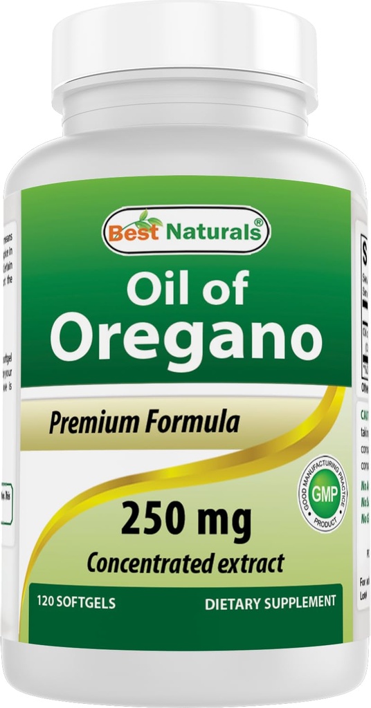 I migliori naturali Olio di organo 250 Mg Softgels, 120Count