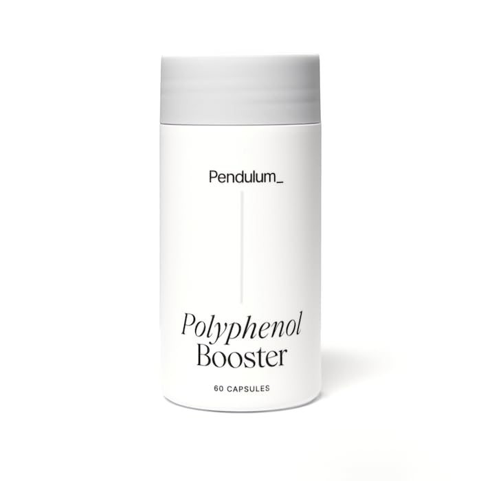 Pendulum Polyphenol Booster, Antiossidante da Superfoods, Beneficial Plant Compounds for Good Health, Aiuta Boost Akkermansia Muciniphila per gli uomini e le donne (60 capsule, 1-Pack)