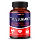 Integratore Citrus Bergamot con Riso Lievito Rosso, CoQ10, Carciofo, Vitamina D3 - Supporto Sistema Benessere e Immune (150 Conta (Pacchetto di 1))