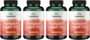Olio di semi di zucca Swanson - EFA ad alta biodisponibile - (100 capsule di softgel, 1000 mg ogni) 4 confezione