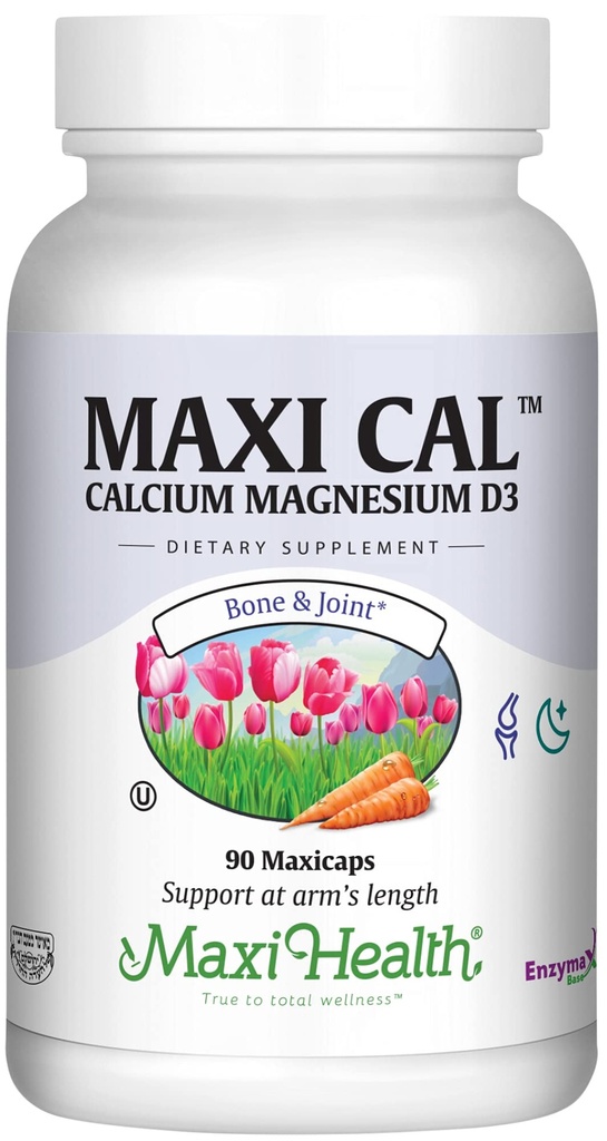 Maxi Salute Calcium 1000 mg Supplemento con vitamina D3 (1000 UI) e Magnesio (500 mg) - Bone, denti e supporto congiunto per uomini e donne - 90 capsule