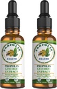 Green Propolis Extract Liquid - Brazilian Bee Propolis - Integratore di supporto Immune senza alcool - Fornitura di 60 giorni - Shot di Immunità naturale