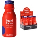 Più Labs Liquid Focus, Nootropic Smart Drink con Potenti Antiossidanti & Erbe adaptogene per Energia e Concentrazione, 150mg Caffeina (Pacchetto di 6)