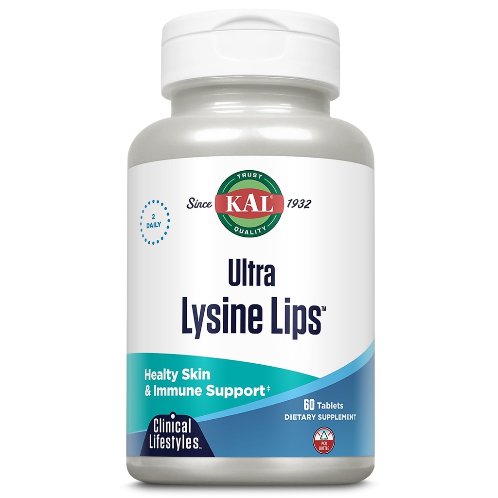 Kal Ultra Lysine Lips compresse, 60 conte
