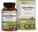 DailyNutra Lion’s Mane Mind Formula - Nootropic Supplemento per la salute cognitiva del cervello | Estratto di funghi organici con Bacopa, Gingko e Gota Kola (90 capsule)