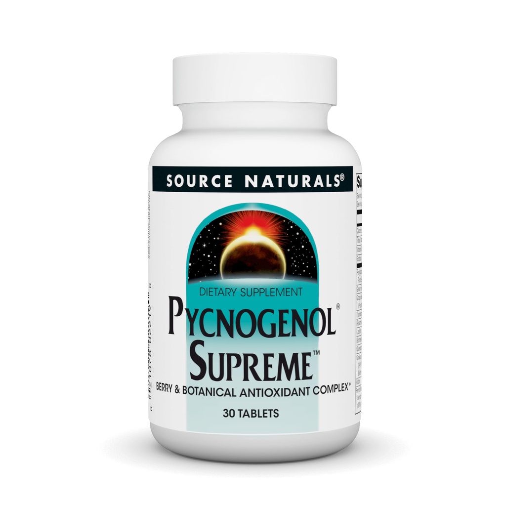 Fonte Naturals Pycnogenol Supreme, Berry & Botanical Antioxidant Complex* - 30 compresse