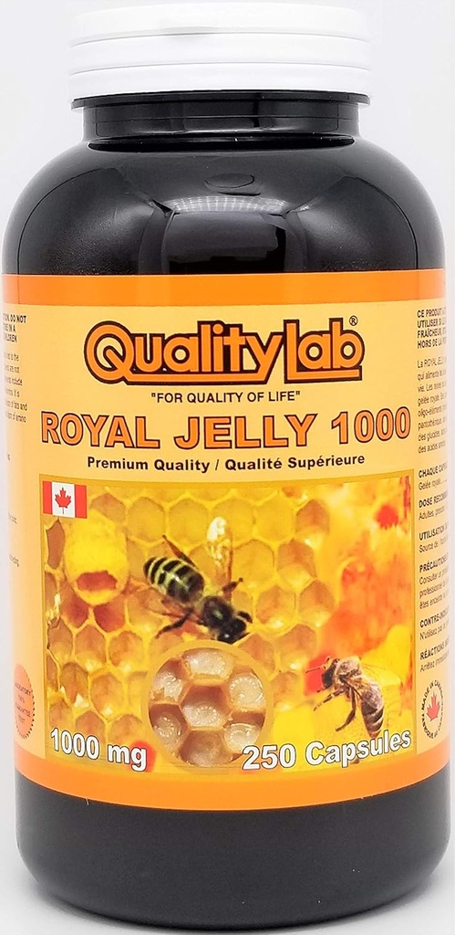 Royal Jelly 1000 mg 250 capsule (Made in Canada)