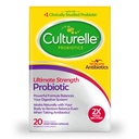 Culturelle Ultimate Strength Probiotico per gli uomini e le donne, La maggior parte clinicamente ha studiato Strain Probiotico, 20 miliardi di CFU, Supporta Diarrea Occasionale, Gas & Bloating, Non OGM, 20 Conte