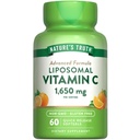 La Verità della Natura Vitamina Liposomica C | 1650mg | 60 Softgels | Non-GMO & Gluten Supplemento gratuito