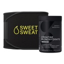 Ricerca sportiva Creatina Monoidrato e Dolce Vita Sweat Trimmer - Nero e Giallo (Small)