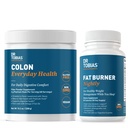 Dr. Tobias Colon Everyday Salute e Fat Burner Nightly, Daily Digestive & Night Time Metabolic Support, Curb Cravings, Boost Energy & Gut Health, Non-OGM