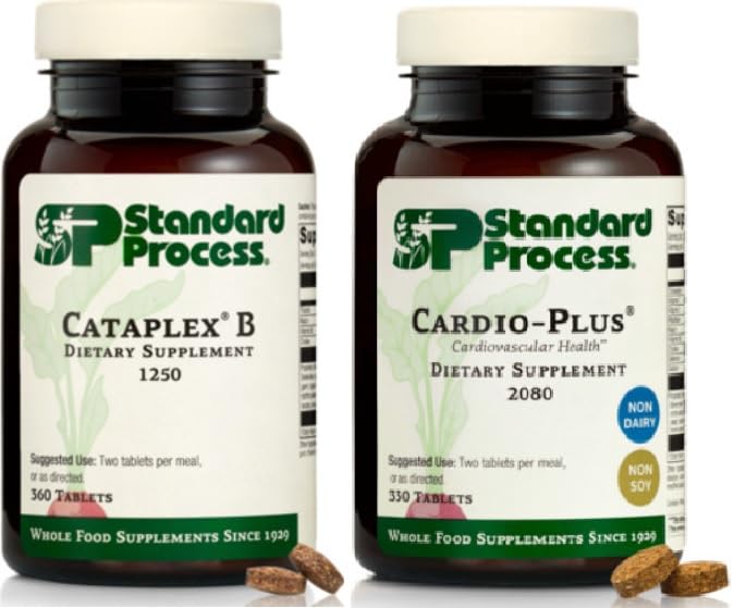 Bundle - Cataplex B & Cardio-Plus Set Supplementi dietetici - Circulation & Energy Production Aid Integratori - Supporto cardiovascolare con Vitamina B