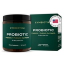 CYMBIOTIKA Probiotico + Prebiotico, 60 miliardi di CFU - 19 Strains, Gut Health Supplement per le donne e gli uomini, Supporto immunitario, Salute digestiva, & Gut Balance, 90 capsule, 1 mese di fornitura, Made in USA