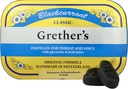 GRETHER'S Pastilles Classic Blackcurrant Natural Remedy Dry Mouth Relief - Soothing Throat & Healthy Voice - Long-Lasting Flavor, Regalo per Cantanti - 1-Pack - 3.75 oz.