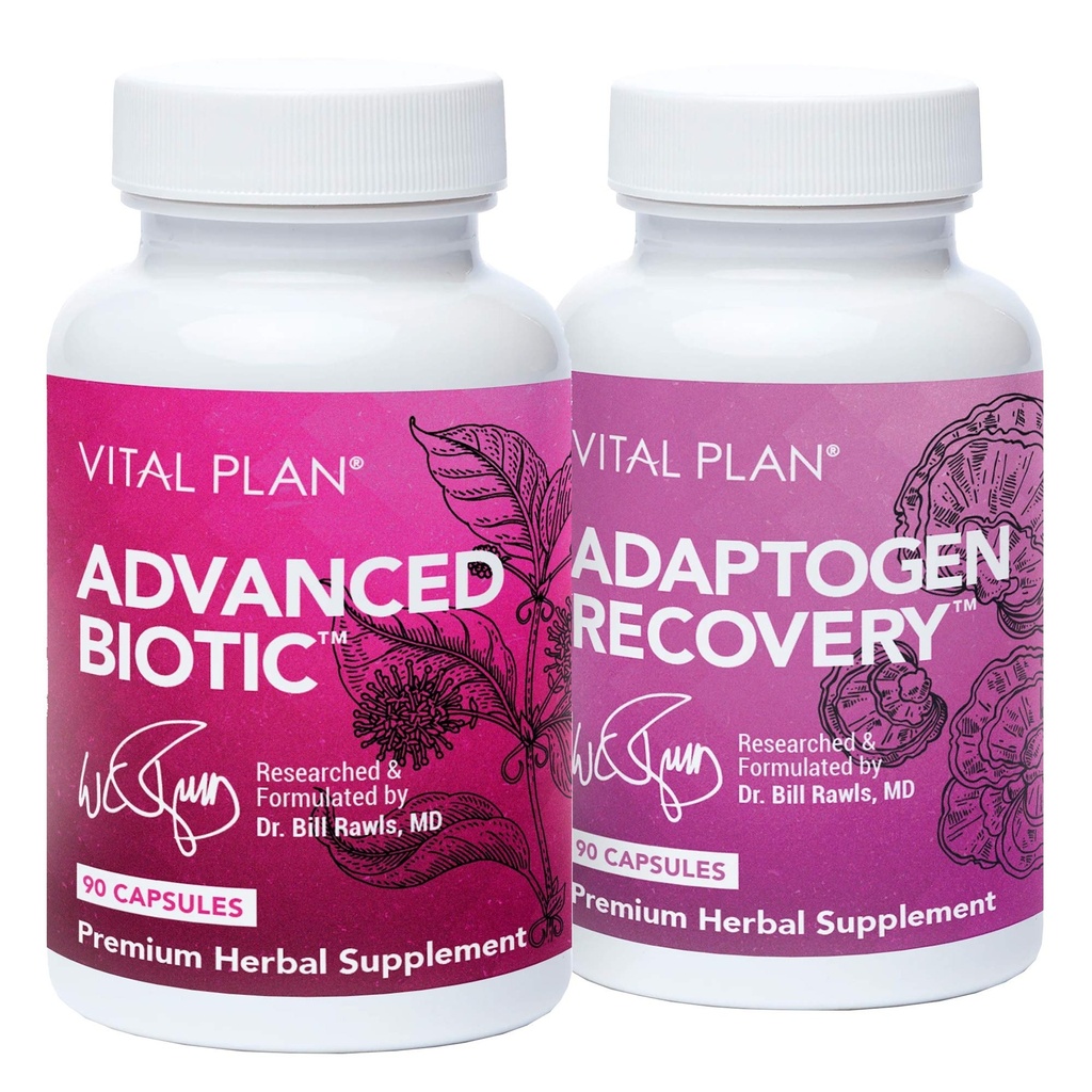 Vital Plan Immune Support Supplementi del Dr. Bill Rawls – Immune Boost Bundle w/Japanese Knotweed, Claw del gatto, Chinese Skullcap & Reishi Mushroom