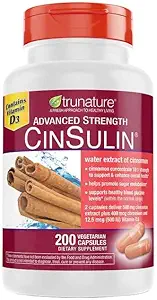 OProCyn Tru Natura Cinsulina Advanced Strength Cinnamon Extract 500mg, 200 capsule vegetariane