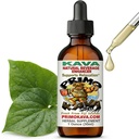 Kava Drops | Estratto di Kava solubile in acqua | Miglioratore di bevande concentrato | Autentico Kava Kava da Fiji, 40 mg Kavalactones | 1oz