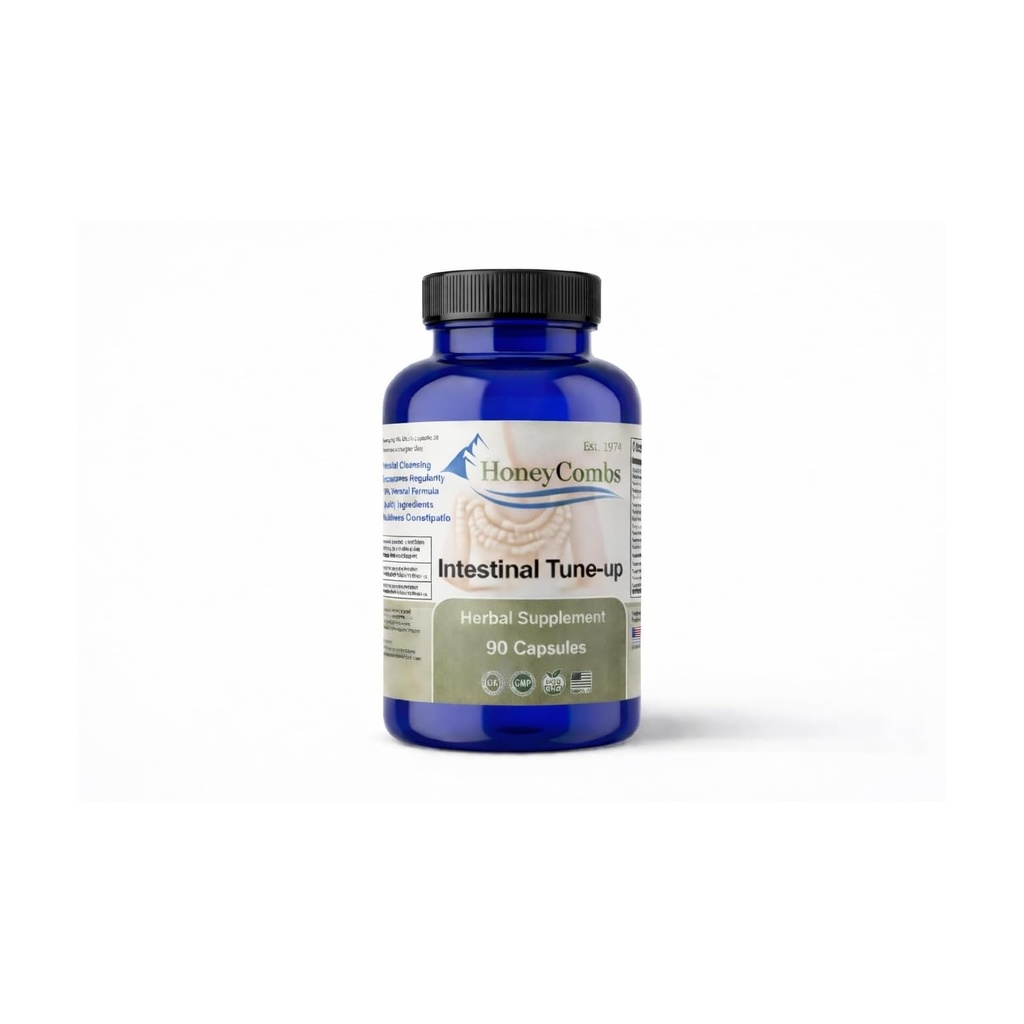 HoneyCombs Intestinal Tune-Up – Herbal Bowel Detox e Natural Constipation Relief – Adulti Lassativi di erbe, Rilievo di costipazione, Detergente Intestinale & Colon Cleanser, 90 Capsule