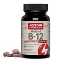 Jarrow Formulas Vitamin B12 5000 mcg - Forza massima per l'energia cellulare e la salute del cervello, 90 Cherry Chewable Tablets, B12 Vitamine 5000 mcg