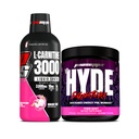 PROSUPPS L-carnitina 3000 Stimolant Liquid Shots (31 Serve, Dragon Fruit) e Mr. Hyde Signature Series Pre-Workout Energy Powdered Drink (30 Servings, Pixie Dust) Bundle