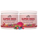 COUNTRY FARMS Super Reds, Energizing Polyphenol Superfood, Oltre 40 Super Fruits and Berries, Potenti Antiossidanti e Polifenoli, Supporta l'Energia, Supporta la Circolazione, 40 Serve, Bacche miste