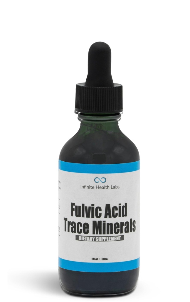 Integratore di sali minerali dell'acido Fulvic - 169 Serve - Gocce liquide multimineral dell'acido Humic - Estratto biodisponibile