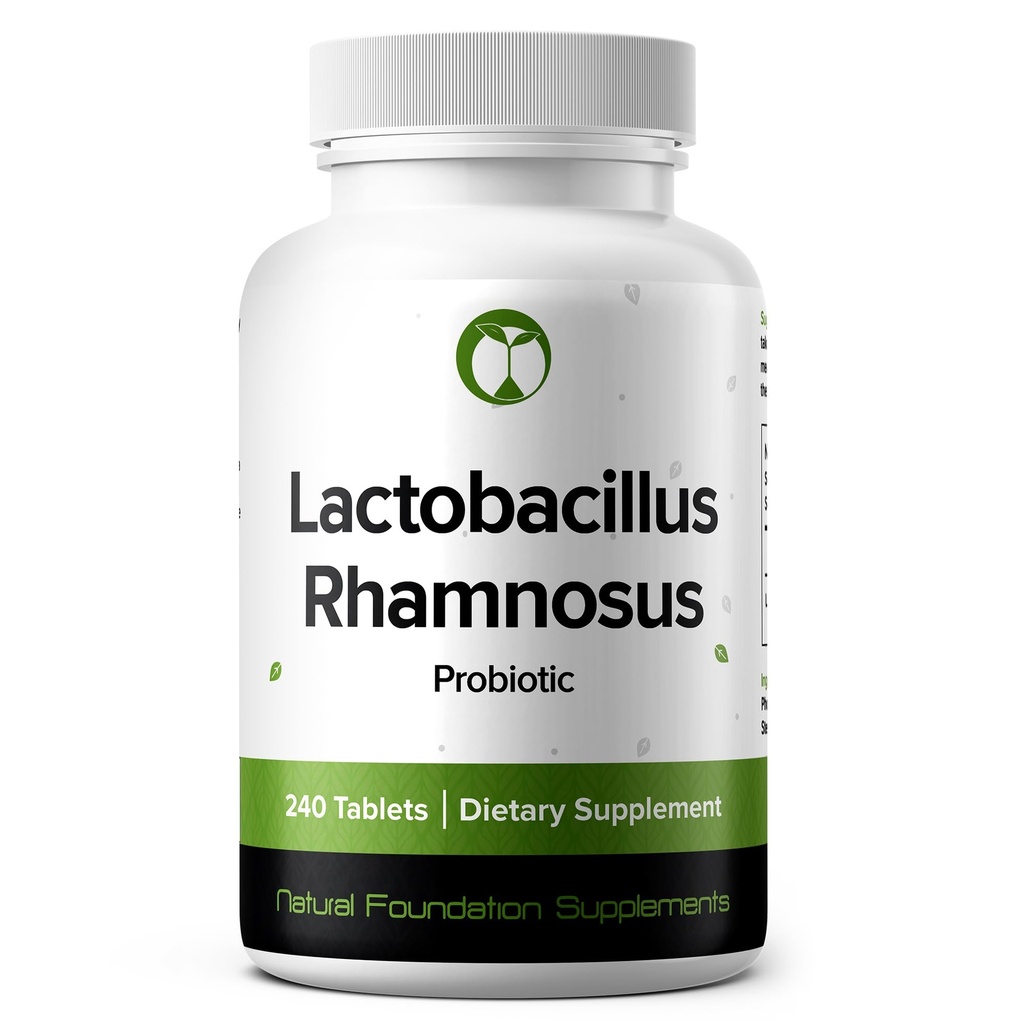 Lactobacillus Rhamnosus Probiotic Supplemento 240 Tablets 3 miliardi di CFU Probiotici per gli uomini e le donne Supporta Digestivo intestinale & Gut Salute (240, Lactobacillus Rhamnosus)