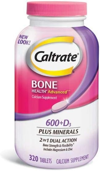 Caltrate 600mg + D3 con minerali, 320 Conte