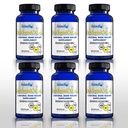 Plus - Organic Plant Base Source of Calcium Supplement with Vitamin D3, k2, Magnesium Glycinate and Manganese (720 Count) Confezione da 6