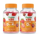 Vitamina vitale D3 + Vitamina K2 Bambini + Vitamina D Bambini, Gummies Bundle - Grande degustazione, Integratore di vitamina, Senza glutine, OGM libero, Gomma masticabile