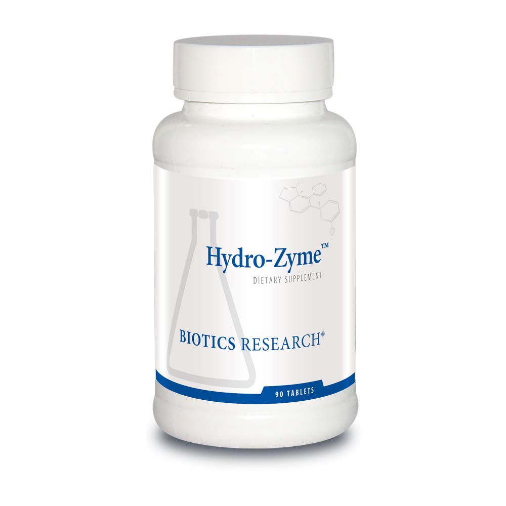 Biotics Research Hydro-Zyme Digestive Support, Contiene Betaine cloridrato, Supporta sano gastrico pH 90 compresse