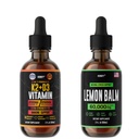 HERBIFY Bundle - K2 e D3 Drops & Lemon Balm Tincture - Bone Strength & Mood Boost