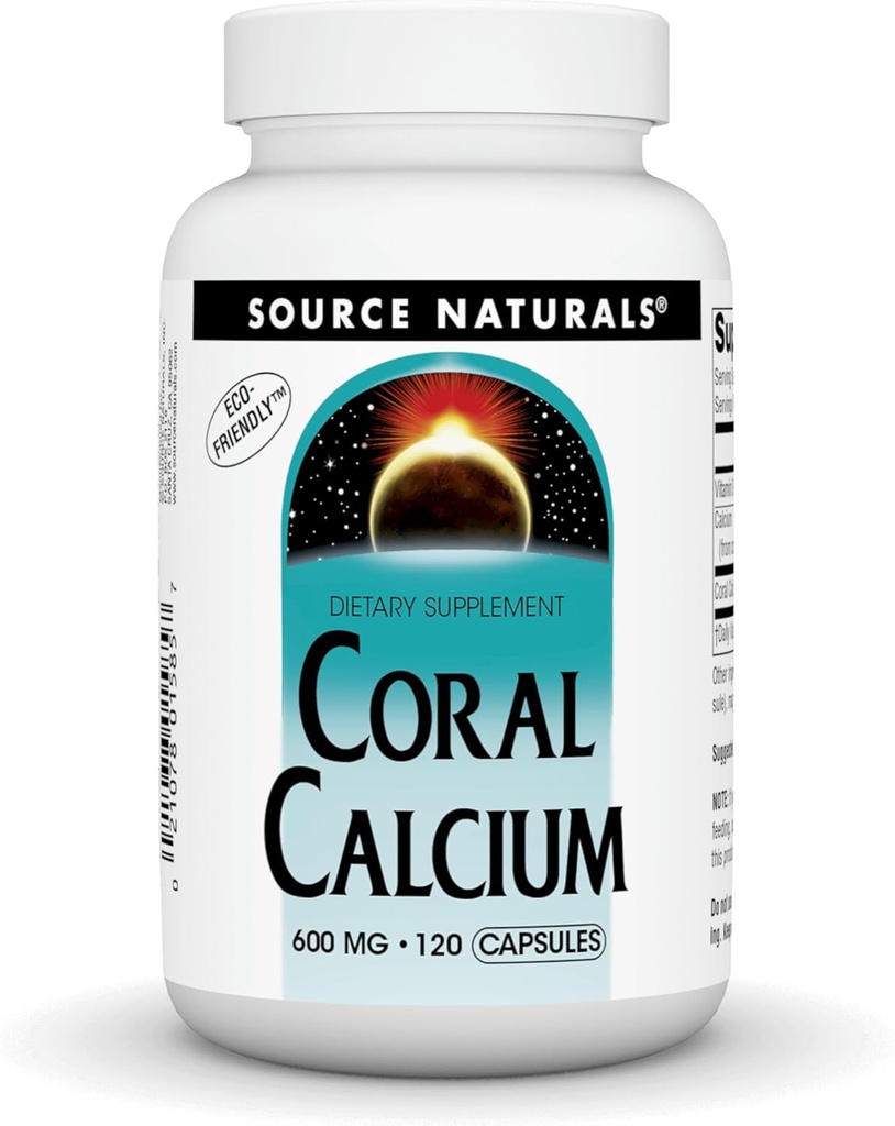 Fonte Naturals Coral Calcium - 600mg - 120 capsule